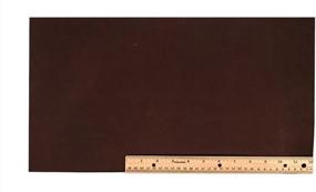 img 2 attached to 🐄 Dark Brown Scrap Cowhide Leather Lace - 10" x 18" Piece #L301