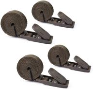 📸 pack of 4 winghome wildlife trail camera mounting straps - durable nylon fiber straps in dark olive logo