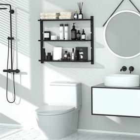 img 3 attached to Bathroom 3 Layer Adjustable Storage Kitchen Bath