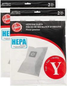 img 1 attached to 🧹 Hoover WindTunnel Y HEPA Pleated Vacuum Filter Bags 4 pack AH10040 902419001: Superior Filtration and Maximum Convenience