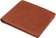 men's genuine leather wallet with window pockets - botanner accessories logo