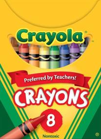 img 1 attached to 🖍️ Набор цветных карандашей Crayola Classic Color Pack: коробка на специальной подставке с 8 яркими цветами для творческого окрашивания