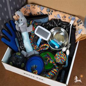 img 3 attached to 🐶 25 PC Starter Kit for Puppy/Small Dogs - Essential Items for New Dog Owners - Grooming Tools, Training Supplies, Toy Bundle by Sunny Pup