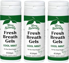 img 4 attached to 🌬️ Terry Naturally Fresh Breath Gels (3 Pack) - Cool Mint Flavor, Sugar-Free Breath Mints - Chemical-Free, Non-GMO & Gluten-Free - 135 Servings