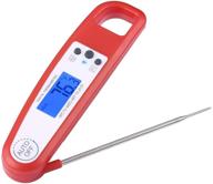 🥩 spikelab meat thermometer: accurate digital instant read food thermometer with splash proof body and backlight display for cooking, grilling, and bbq logo