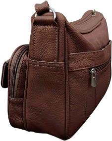 img 1 attached to 👜 Women's Handbags & Wallets: Genuine Leather Shoulder Organizer with Shoulder Bags