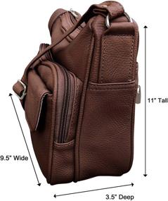 img 2 attached to 👜 Women's Handbags & Wallets: Genuine Leather Shoulder Organizer with Shoulder Bags