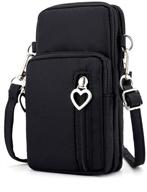 📱 oxford cellphone purse wallet pouch mini crossbody shoulder bag with zip handbag and card pocket logo