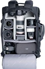 img 2 attached to VANGUARD VEO SELECT41 BK: Versatile Backpack/Shoulder 🎒 Bag for DSLR, Mirrorless/CSC Camera or Drone, Black