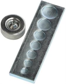 img 2 attached to 🛠️ Craft Tool Die Punch Snap Kit Rivet Setter with Base: Hole Punch and Rivet Installation Made Easy