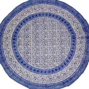 img 1 attached to 🏞️ Rajasthan Style Block Cotton Homestead Tablecloth for Improved SEO