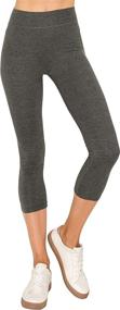 img 2 attached to EttelLut Cotton Spandex Leggings Pants - Enhanced Comfort, Jersey Full/Capri Length, Regular/Plus Sizes