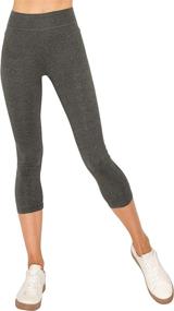 img 3 attached to EttelLut Cotton Spandex Leggings Pants - Enhanced Comfort, Jersey Full/Capri Length, Regular/Plus Sizes