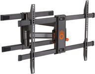 📺 echogear full motion tv wall mount bracket up to 82 inches - smooth extension, swivel, and tilt - easy install with wall template - centering, leveling, and cable management included logo