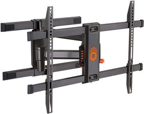 img 4 attached to 📺 ECHOGEAR Full Motion TV Wall Mount Bracket Up to 82 inches - Smooth Extension, Swivel, and Tilt - Easy Install with Wall Template - Centering, Leveling, and Cable Management Included