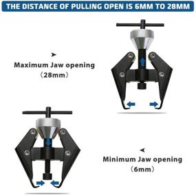 img 1 attached to 🔧 Heavy-Duty Battery Terminal and Wiper Arm Puller Tool Kit 6-28 mm - ABBY Arm Bearing Remover Puller for Efficient Repairs