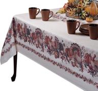 🦃 benson mills thanksgiving tablecloth: add festive charm with fabric logo