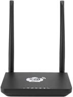 📶 wifi wireless router, 4g lte cpe pluggable card router with sim card slot, unlocked version - 150mbps wifi hotspot, t-mobile at&t support [cp7 america version] (black) logo