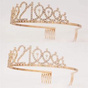 img 1 attached to Fabulous Sash Rhinestone Tiara Set Event & Party Supplies and Children's Party Supplies