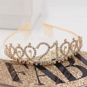 img 2 attached to Fabulous Sash Rhinestone Tiara Set Event & Party Supplies and Children's Party Supplies