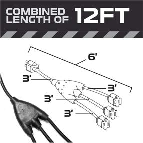 img 2 attached to Промышленный разветвитель наружного удлинителя для нескольких устройств и розеток