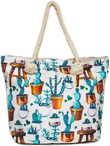 img 3 attached to Women's Pineapple Summer Beach Tote Bags: Handbags, Wallets, and Totes