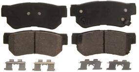 img 4 attached to Wagner QuickStop ZD813 High Performance Ceramic Disc Brake Pad Set
