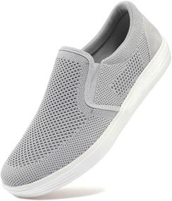 img 3 attached to 👟 Ultimate Comfort and Breathability: TIOSEBON Men's Athletic Walking Sneakers