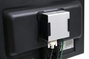 img 1 attached to Улучшенная универсальная док-станция Plugable USB 3.0: два видеовыхода, поддержка 4K для Windows 10, 8.1, 7 | HDMI, DVI или VGA, гигабитный Ethernet, звук, 4 порта USB 3.0 | VESA-крепление Мини из алюминия.