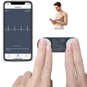 img 4 attached to Монитор сердца Wellue: Беспроводной трекер сердечного здоровья с Bluetooth и бесплатным приложением 🩺 для iOS и Android - Портативное устройство для контроля сердца на руке для использования в фитнесе.