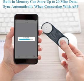 img 2 attached to Wellue Heart Monitor: Bluetooth Heart Health Tracker & Free App 🩺 for iOS & Android - Portable Handheld Heart Monitoring Device for Fitness Use