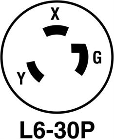 img 2 attached to 🔌 Legrand L630PCCV3 Industrial-Strength NEMA L6-30P Locking Plug – High Amp, IP20, 3-Wire, Black