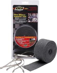 img 2 attached to 🔒 Black Pipe Wrap Kit with 4 Locking Ties - 2-inch x 25-foot - Design Engineering 010119