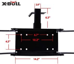 img 2 attached to 🔧 X-BULL Universal Winch Cradle Mounting Plate: A Versatile Solution for Recovery Winches