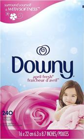 img 4 attached to 🌸 Downy April Fresh Dryer Sheets - 240 Count, Enhanced Fabric Softener for Optimal Performance