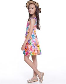 img 2 attached to Jxstar поставляет: очаровательные платья для детской одежды для девочек начальной школы