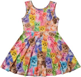 img 1 attached to Jxstar Supplies: Adorable Dresses for Elementary Girls' Clothing