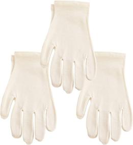 img 2 attached to 🧤 High-quality Ecoland Men's Organic Cotton Reusable Moisturizing Gloves - 3 Pairs for Nourished Hands