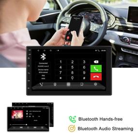 img 1 attached to 🚗 Camecho 6.8" Андроид автомагнитола с GPS-навигацией, Bluetooth, WiFi, Зеркальной связью, двумя USB-входами, FM-радио и поддержкой задней камеры.