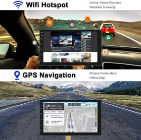 img 3 attached to 🚗 Camecho 6.8" Андроид автомагнитола с GPS-навигацией, Bluetooth, WiFi, Зеркальной связью, двумя USB-входами, FM-радио и поддержкой задней камеры.