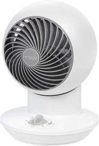 img 4 attached to 💨 Iris USA PCF-SM12 Woozoo Mini Globe Oscillating Table Fan, 7.09 x 7.09 x 9.84 inches, White