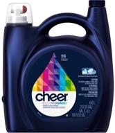 cheer 96 load 150 oz liquid laundry detergent: high-efficiency cleaning power logo