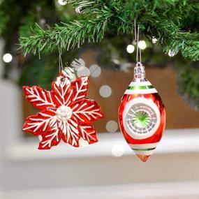 img 1 attached to 🎄 Valery Madelyn 50ct Classic Collection Splendor Red Green White Christmas Ball Ornaments: Shatterproof Xmas Tree Decorations