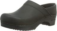 👞 sanita classic closed clogs black men's shoes: top-rated mules & clogs logo
