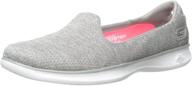 👟 skechers performance women's go step lite slip-on walking shoe: the perfect balance of style and comfort logo