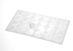 img 3 attached to 💍 White Jeweler’s Tray with 24 Clear Round Containers - SE 1 with Snap-On Lids for Improved Organization - CGTW911845