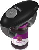 🍽️ restaurant electric jar opener, seniors-friendly automatic jar opener for arthritis and weak hands, arthritic hands bottle opener (black) logo