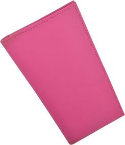 img 1 attached to 👜 Stylish Leather Checkbook Covers in Assorted Colors for Men's Accessories