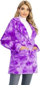 img 4 attached to 🧥 Womens Fluffy Fleece Shearling Dutton: Cozy Shearling Women's Clothing, Coats & Jackets