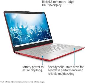 img 3 attached to 💻 Renewed HP 15.6in Laptop with Intel Pentium Quad-Core N5000, 4GB RAM, 500GB Hard Drive, HDMI, WiFi, Bluetooth, HD Webcam, and Windows 10 S